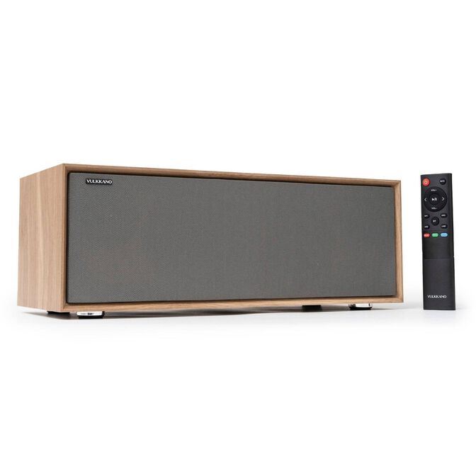 Colunas Hi-fi Vulkkano T50 ARC 50W Bluetooth HDMI ARC Castanhas image number 0