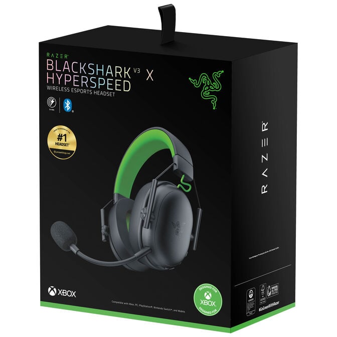 Headset Razer BlackShark V3 X Hyperspeed Wireless/Bluetooth Preto image number 10