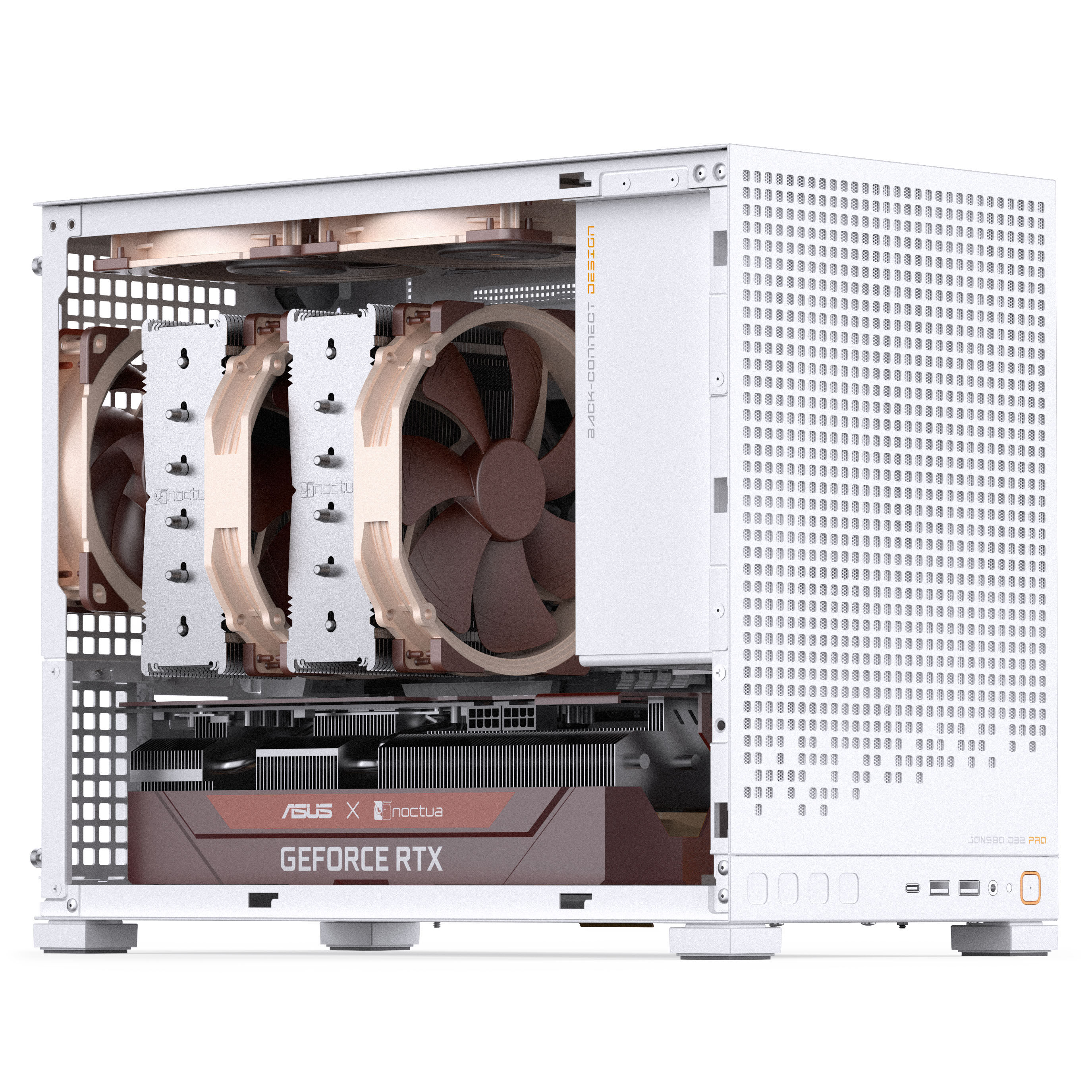 Caixa Micro-ATX Jonsbo D32 PRO MESH Branco
