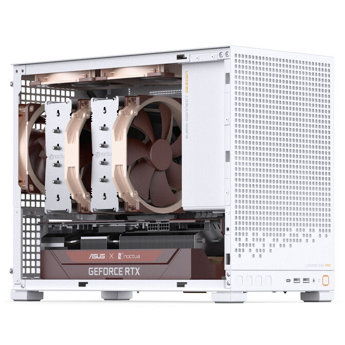 Caixa Micro-ATX Jonsbo D32 PRO MESH Branco image number 4