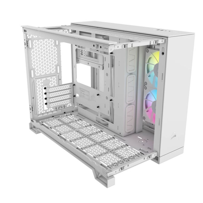 Caixa Micro-ATX Corsair 2500X LINK Branca Vidro Temperado image number 4