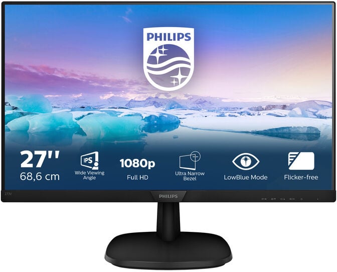 Monitor Philips V-Line 27" 273V7QJAB IPS FHD 75Hz 4ms image number 1
