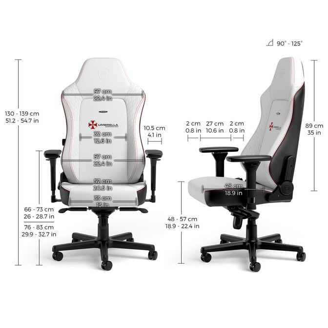 Cadeira noblechairs HERO - Resident Evil Umbrella Edition image number 14