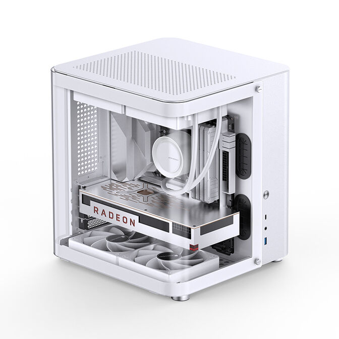Caixa Micro-ATX Jonsbo TK-1 2.0 Vidro Temperado Branco image number 28