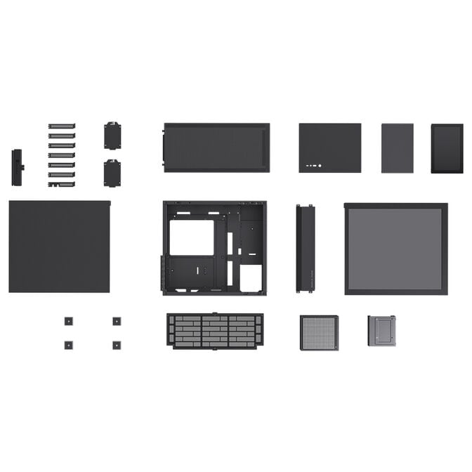 Caixa ATX Jonsbo D41 STD com Visor Vidro Temperado Preto image number 29