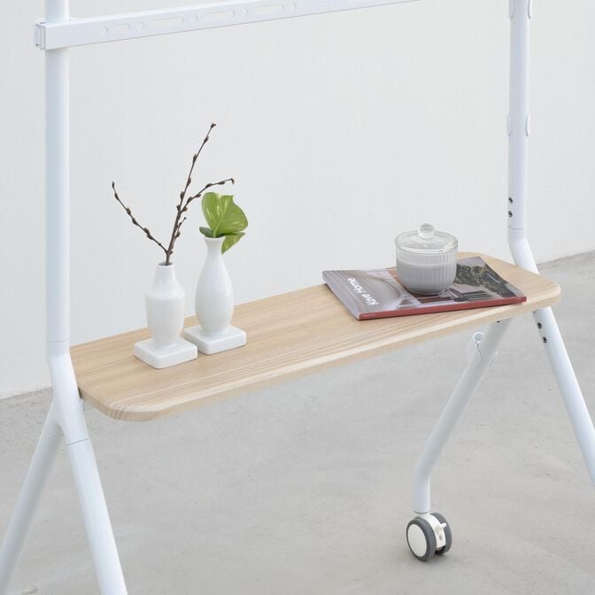 Suporte M&oacute;vel Tooq iLOVE 49" a 80" M&aacute;x. 50Kg Branco image number 5