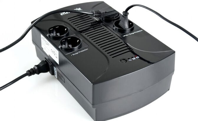 UPS Gembird EG-UPS-001 650VA Schuko Preta image number 1