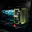 Caixa E-ATX Corsair WARTHOG RS Perfomance Verde Militar Vidro Temperado image number null