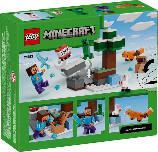 LEGO Minecraft: Aventura em Taiga do Steve, 79 Pe&ccedil;as (21583) image number 1
