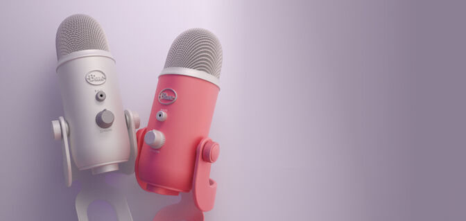 Microfone Logitech Blue Yeti USB Rosa image number 2