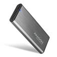Caixa Externa AXAGON EEM2-SG2 RAW BOX para SSDs M.2 USB-C 3.2 Gen 2 Silver image number null