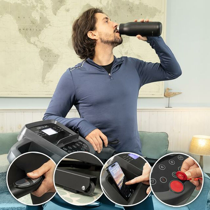 Passadeira de Corrida El&eacute;ctrica Cecotec DrumFit WayHome 1500 Sprint Dobr&aacute;vel 1100W 15km/h image number 8