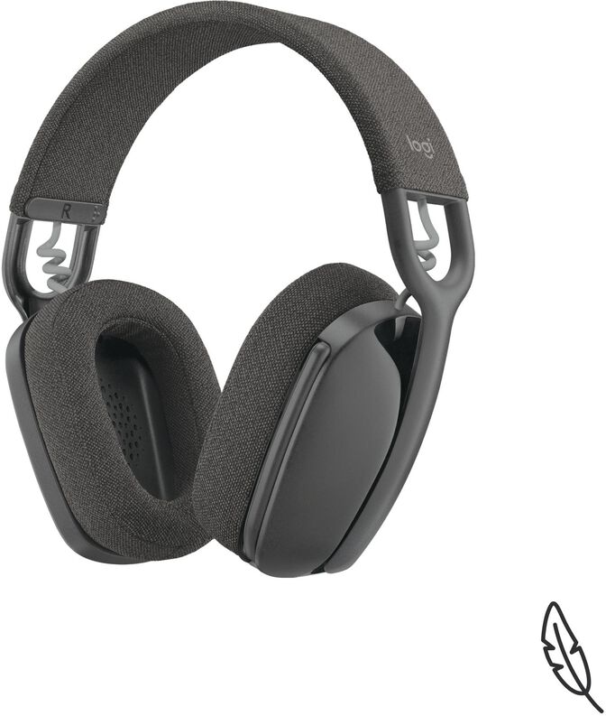 Headset Logitech ZONE Vibe 100 Bluetooth Preto image number 6