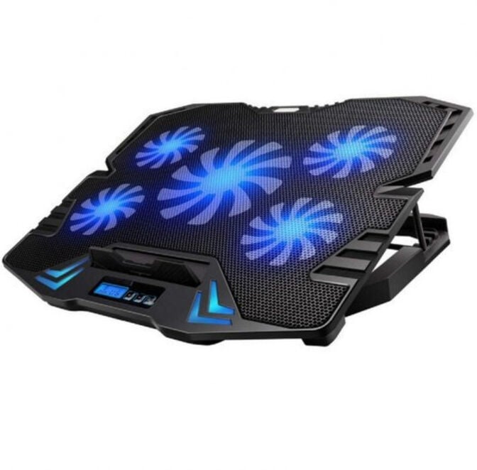 Cooler de Port&aacute;til Ewent com 5 Ventoinhas Silenciosas at&eacute; 17" + 2 USB image number 0