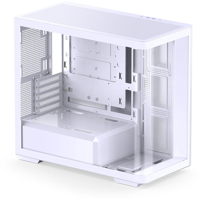 Caixa Micro-ATX Jonsbo D300 Vidro Temperado Branco image number 0