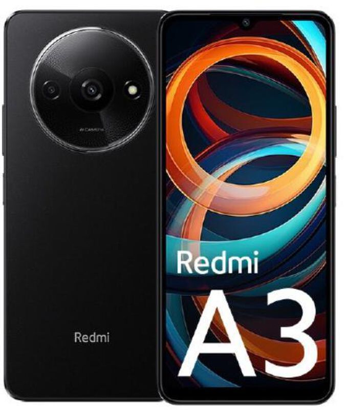 Smartphone Xiaomi Redmi A3 6.71" 3GB/64GB Dual SIM Midnight Black image number 0