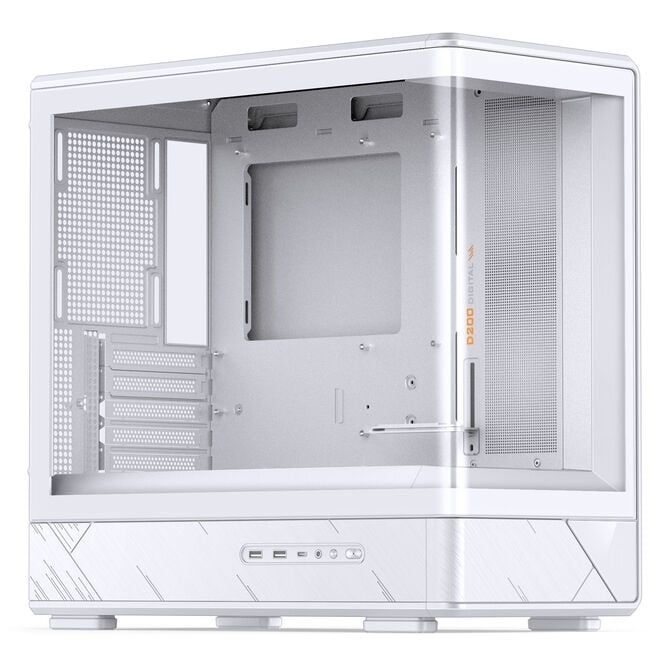 Caixa Micro-ATX Jonsbo D200 Vidro Temperado Branco image number 0