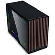 Caixa Micro-ATX Lian Li x Dan Cases A3 Preta Madeira Vidro Temperado image number null