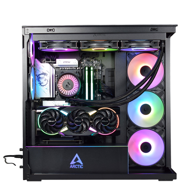 Computador King Mod Gamer-PC Arctic Ryzen 7 9800X3D 32GB DDR5 2TB RTX 5070 Ti WiFi W11 image number 1