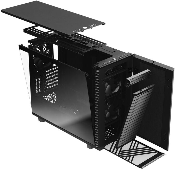 Caixa E-ATX Fractal Design Define 7 Black Light TG image number 19