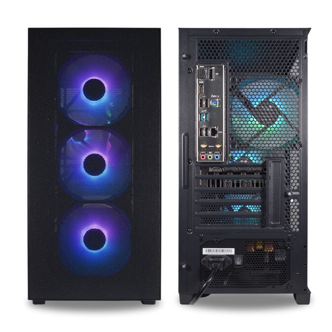 Computador AURA Gamer-PC Powered by ASUS Intel i5 14400F 32GB DDR5 1TB RTX 5060 Ti 16GB WiFi W11 image number 4