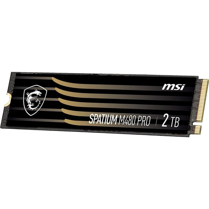 SSD MSI SPATIUM M480 PRO 2TB Gen4 M.2 NVMe (7400/7000MB/s) image number 0