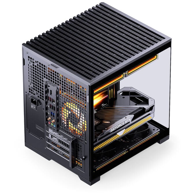 Caixa Micro-ATX Jonsbo D34 Vidro Temperado Preto image number 9