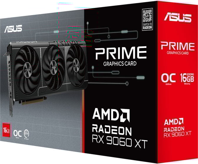 Gr&aacute;fica Asus Radeon RX 9060 XT Prime OC 16GB GDDR6 image number 10