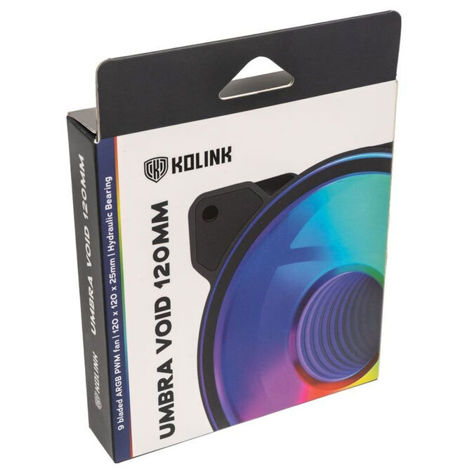 Ventoinha Kolink Umbra Void Pro ARGB LED PWM - 120mm image number 7