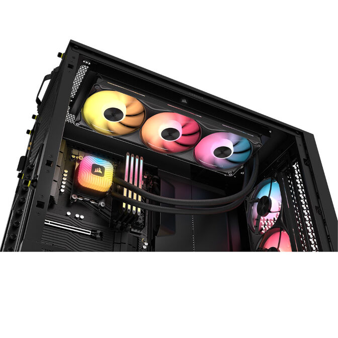 Water Cooler CPU Corsair NAUTILUS II RS ARGB 360mm Preto image number 4