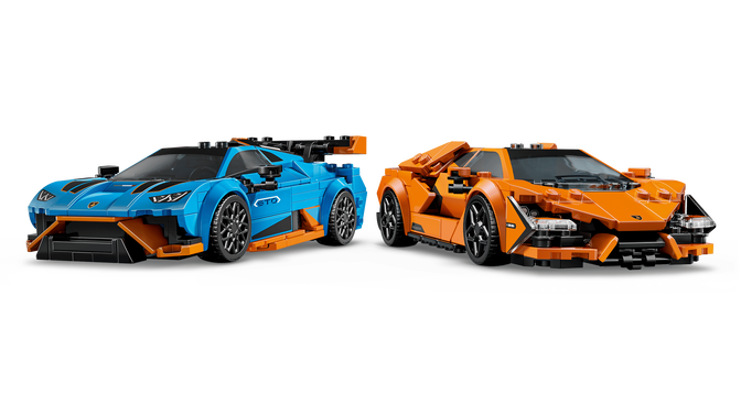 LEGO Speed Champions: Lamborghini Revuelto e Hurac&aacute;n STO, 607 Pe&ccedil;as (77238) image number 2