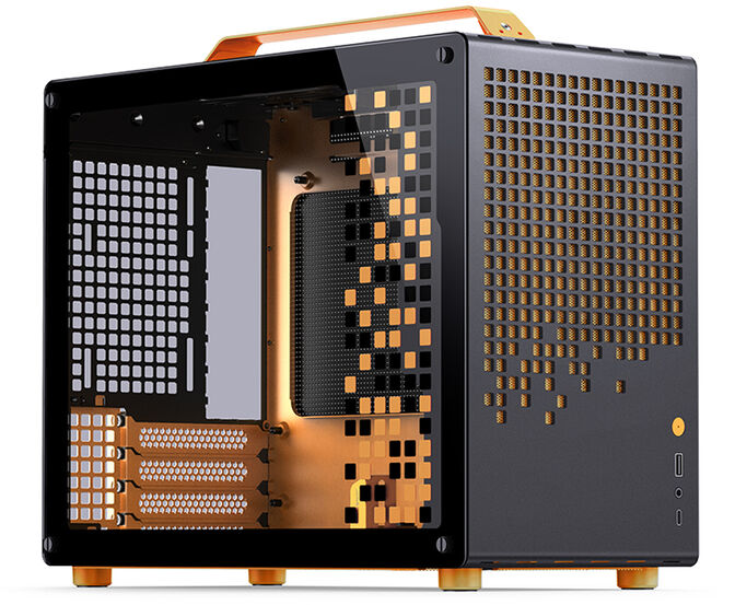 Caixa Micro-ATX Jonsbo Z20 Preto/Laranja image number 0