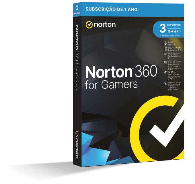 Norton 360 For Gamers 50GB (1 User / 3 Device / 1 Ano) image number 0