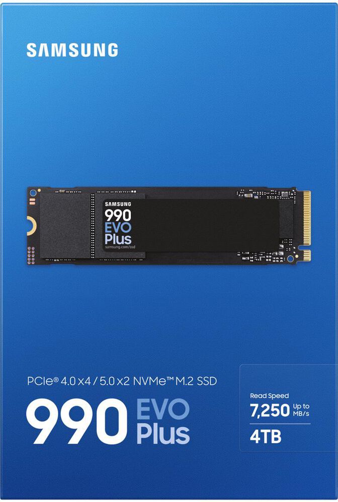 SSD Samsung 990 EVO Plus 4TB Gen4 M.2 NVMe (7250/6300MB/s) image number 4