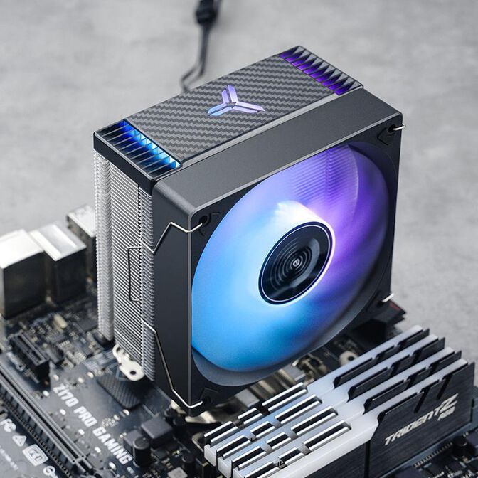 Cooler CPU Jonsbo CR-1000 EVO ARGB Preto 120mm image number 4