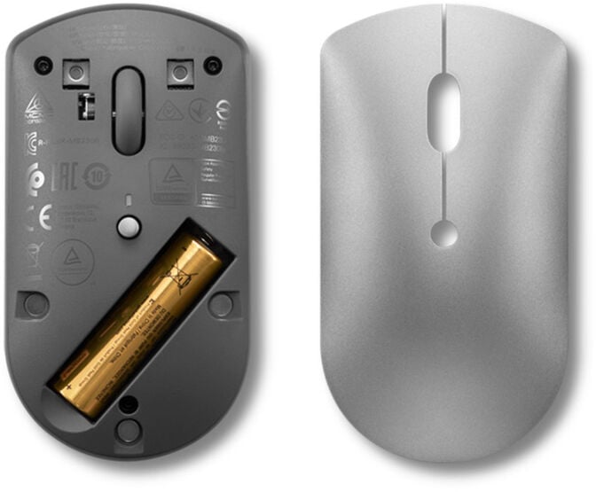 Rato Lenovo 500 Bluetooth Silent Cinza image number 3