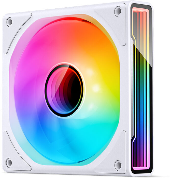 Ventoinha Jonsbo ZK-120W ARGB PWM Branco - 120mm (3PACK) image number 1