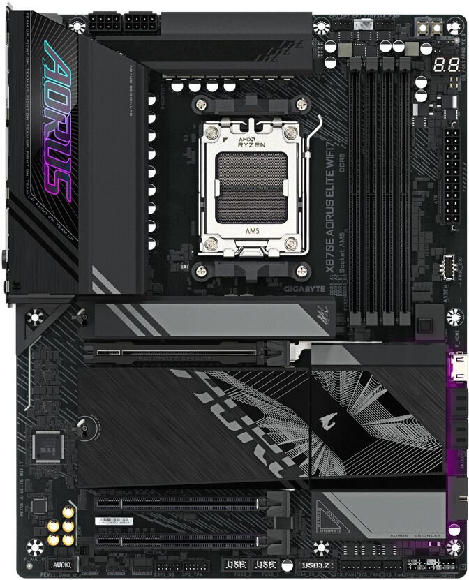 Motherboard Gigabyte X870E Aorus Elite WiFi7 image number 1