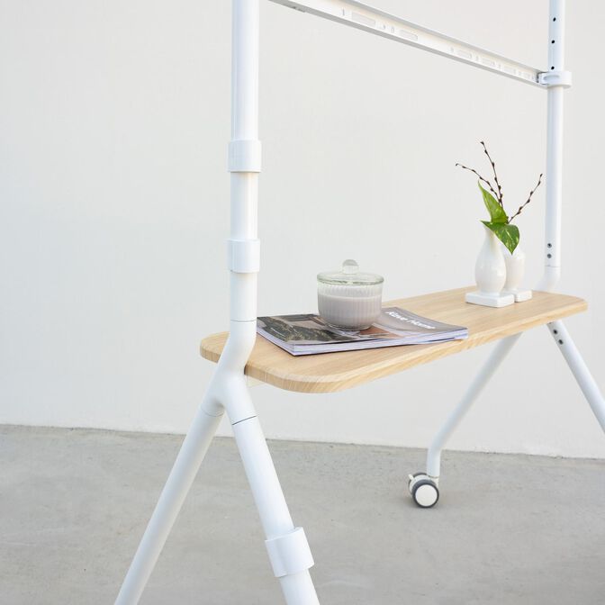 Suporte M&oacute;vel Tooq iLOVE 49" a 80" M&aacute;x. 50Kg Branco image number 6