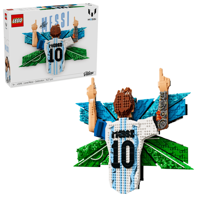 LEGO Editions: Lionel Messi &ndash; Celebra&ccedil;&atilde;o, 1427 Pe&ccedil;as (43018) image number 0
