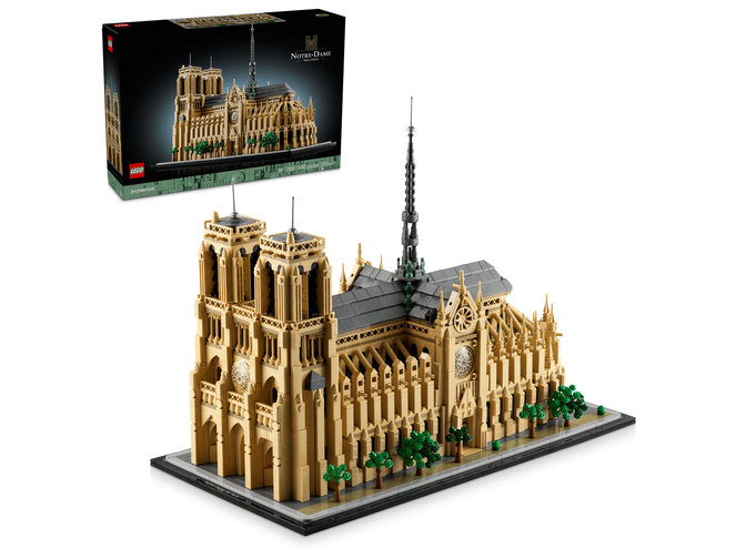 LEGO Architecture: Notre-Dame de Paris, 4383 Pe&ccedil;as (21061) image number 0