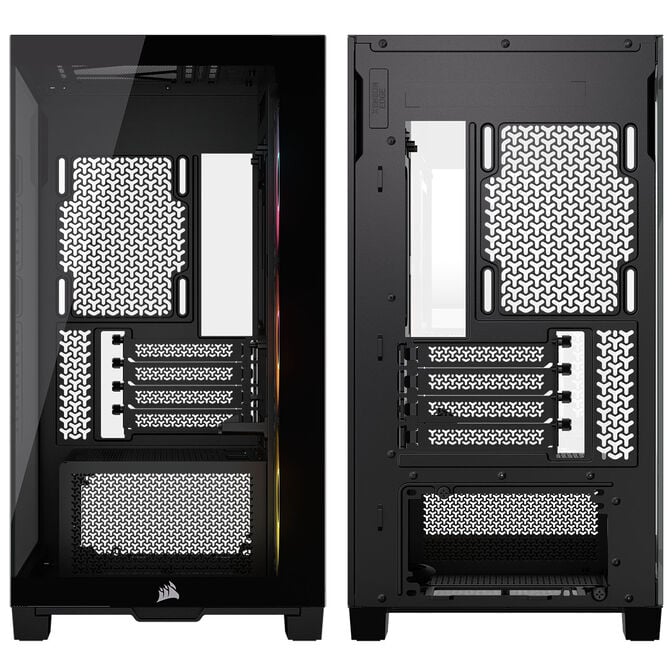 Caixa Micro-ATX Corsair 2800X RS-R ARGB Preta Vidro Temperado image number 8
