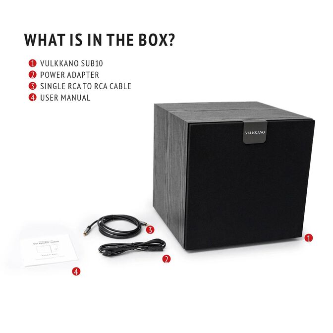 Subwoofer Vulkkano SUB 10 150W Preto image number 8