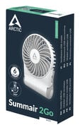 Ventoinha Port&aacute;til Arctic Summair 2Go Recarreg&aacute;vel USB-C para Secret&aacute;ria - Branco image number null