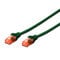 Cabo de Rede Ewent IM1003 Patch Cable CAT 6 UTP 0.5m Verde