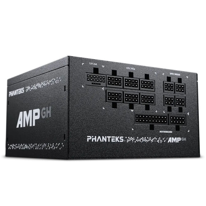 Fonte Modular Phanteks AMP GH V2 ATX 3.1 PCIe 5.1 1000W Platinum Preta image number 2