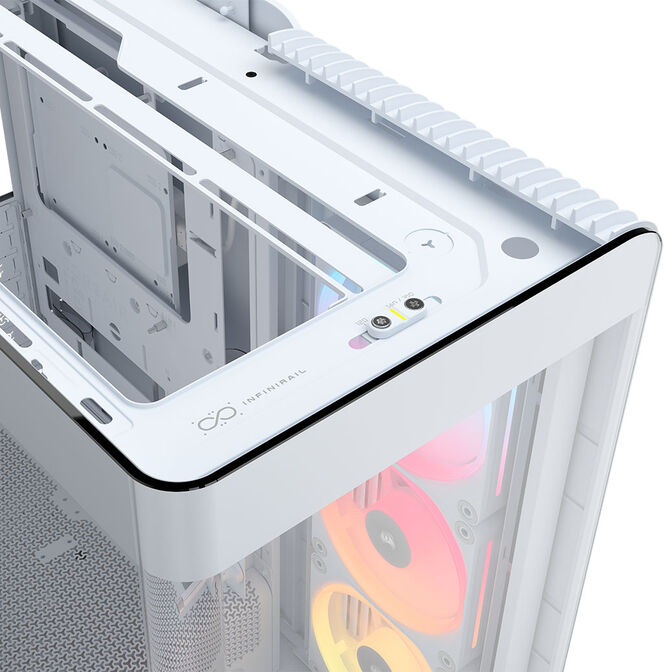 Caixa E-ATX Corsair 4500X LX-R RGB Branca Vidro Temperado image number 14