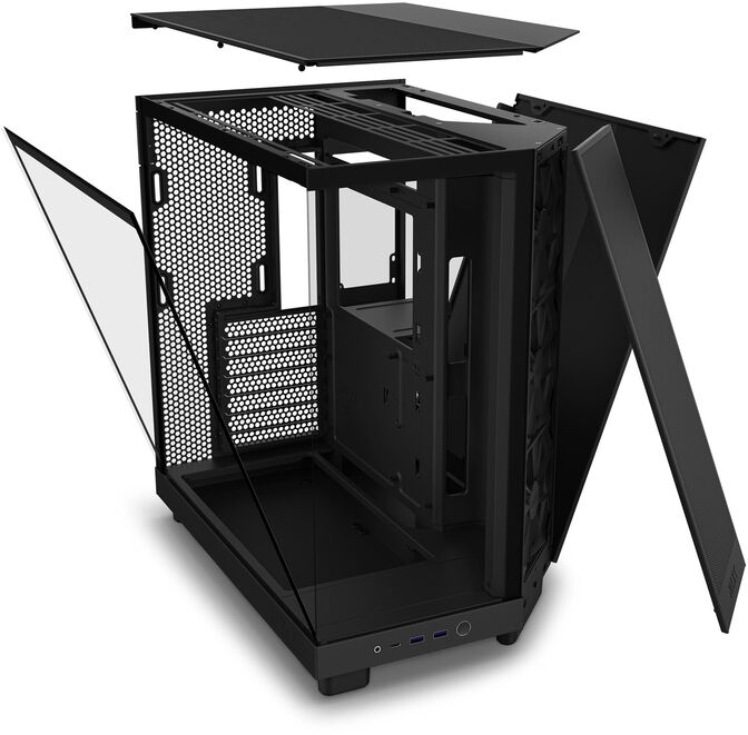 Caixa ATX NZXT H6 Flow Preta Vidro Temperado image number 13