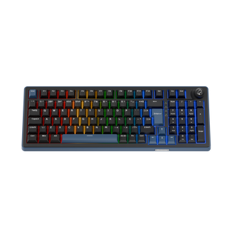 Teclado Mec&acirc;nico Ducky OK-M 98 98% Tri-Mode Hot-Swap RGB Tactile (PT)