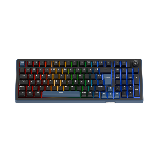 Teclado Mec&acirc;nico Ducky OK-M 98 98% Tri-Mode Hot-Swap RGB Tactile (PT) image number 0